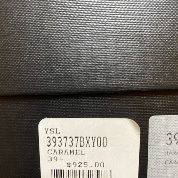 Saint Laurent caramel strappy platform heels - Picture 9 of 9